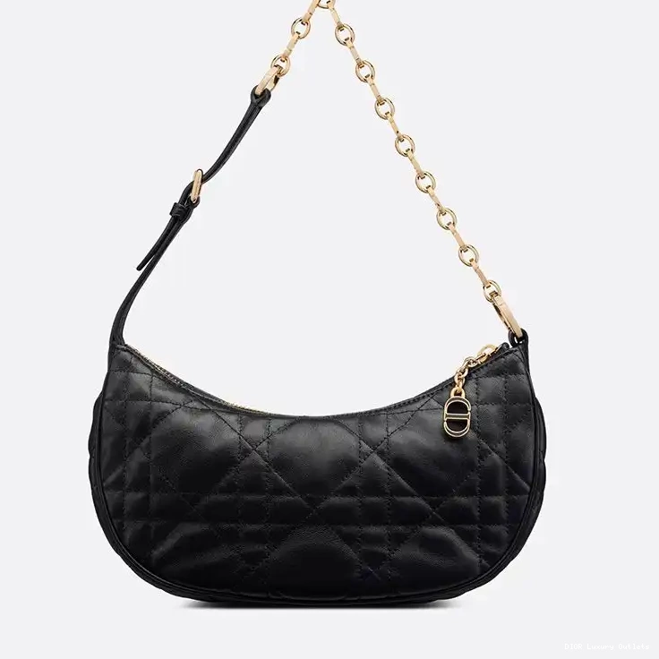 Cheap Lounge Lambskin Dior Black CD Cannage Bag 0525 Luxury
